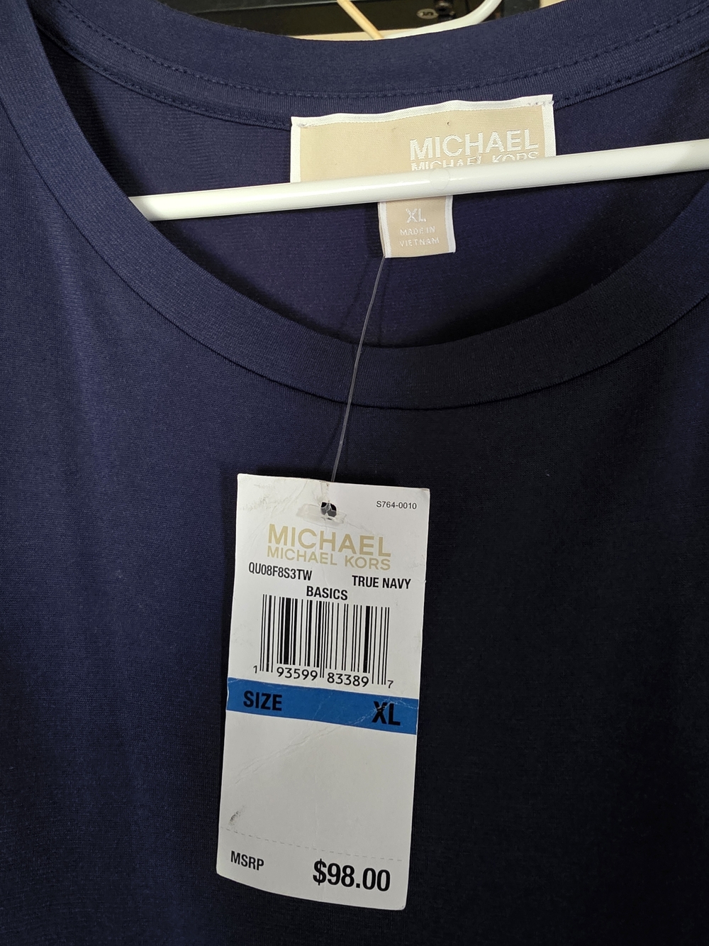 Michael Kors Sleeveless Navy Maxi Dress - Picture 4 of 5